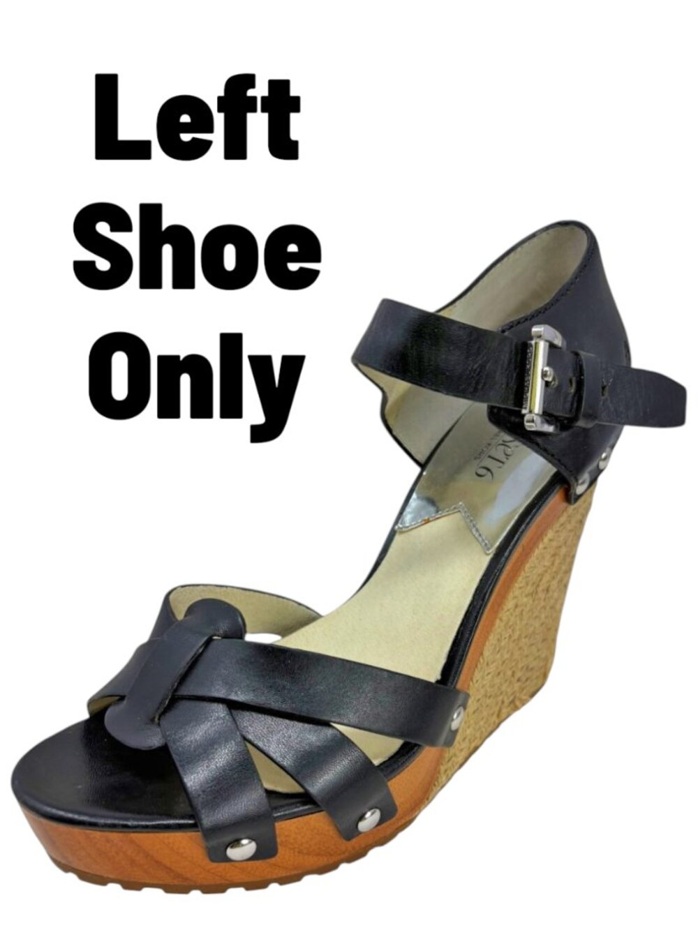 MIchael Kors Jet Set 6 Wedge Sandal Left Shoe Only Replacement Size 8.5